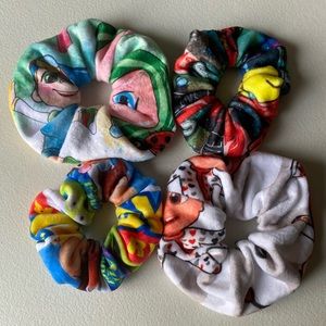 Minky scrunchies